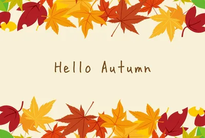 紅葉が美しい秋の雰囲気のメッセージカード, メッセージカード, メッセージカードテンプレート