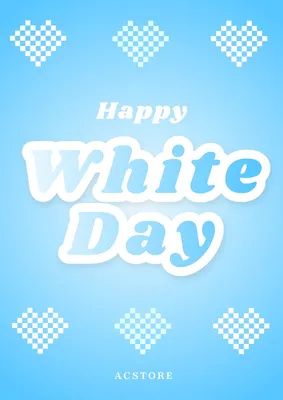 ホワイトデーの告知ポスター, ポスター, ポスターテンプレート