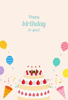 誕生日, Birthday Card, Birthday Card template