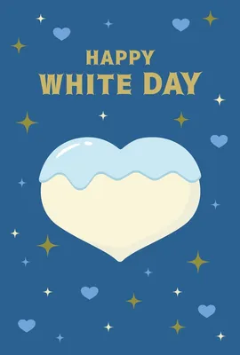 ハートチョコのホワイトデーカード, メッセージカード, メッセージカードテンプレート