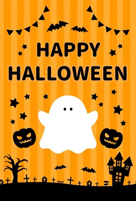 ハロウィンメッセージカード01_縦, メッセージカード, メッセージカードテンプレート