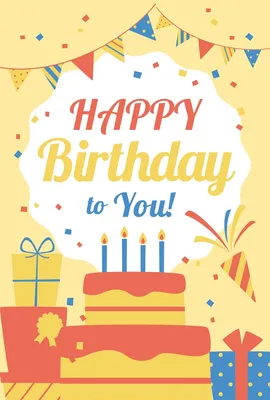 バースデーカード, 誕生日カード, 誕生日カードテンプレート