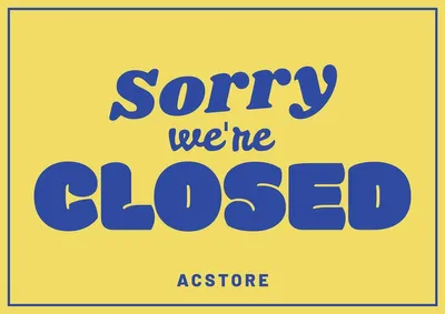 閉店のお知らせ CLOSE ポスター, ポスター, ポスターテンプレート