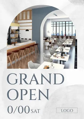 グランドオープンのお知らせポスター, ポスター, ポスターテンプレート