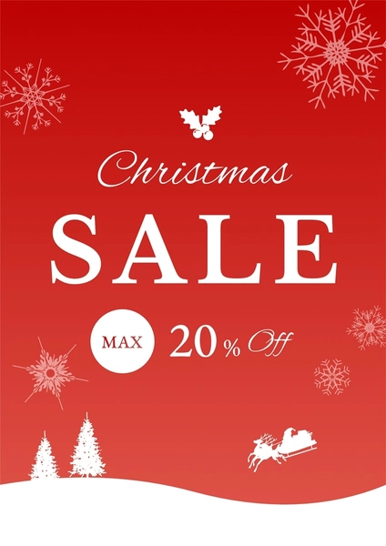 クリスマスセールのポスター, 海報, 海報 模板