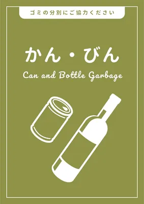 ゴミの分別ポスター, ポスター, ポスターテンプレート