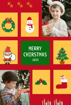 クリスマスカード, thẻ tin nhắn, thẻ tin nhắn mẫu