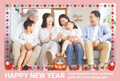 New Year Card template 27527, New Year Card, New Year Card template