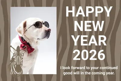 New Year Card template 27503, New Year Card, New Year Card template