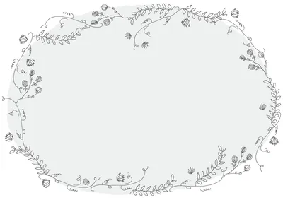 リースフレームの植物便箋
, Letter, Letter template