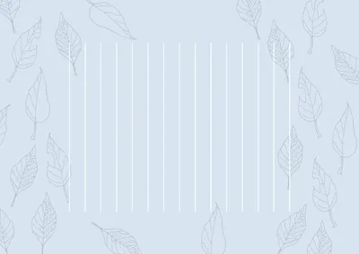 葉模様ブルー背景の植物便箋
, Bức thư, Bức thư mẫu