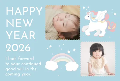 New Year Card template 27501, New Year Card, New Year Card template