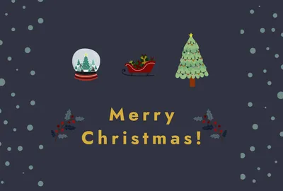 クリスマスカード（夜空とツリー）, メッセージカード, メッセージカードテンプレート