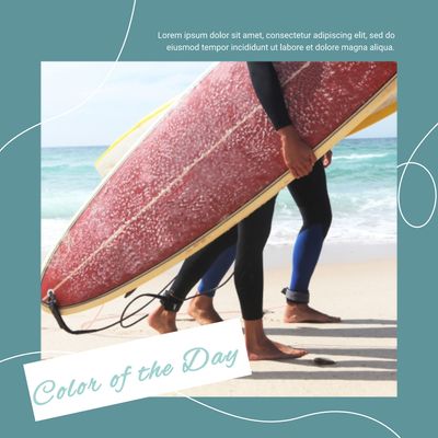 母娘のふれあい写真と手書き風ロゴのInstagram投稿