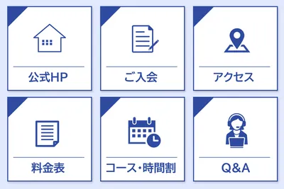 ブルー基調の案内用リッチメニュー
, 기치, 기치 템플릿